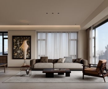 Modern A Living Room-ID:884497885