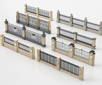 New Chinese Style Fence-ID:734837066