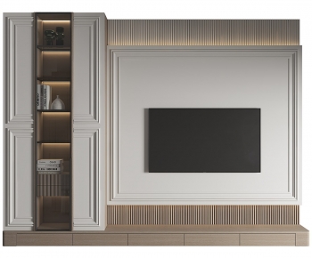 Simple European Style TV Wall-ID:941190716