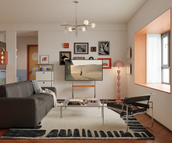 Modern A Living Room-ID:242671972