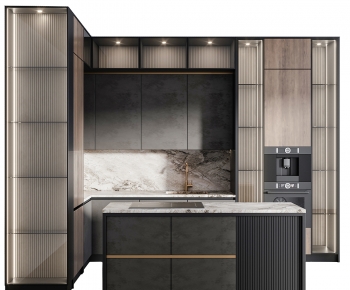 Modern Kitchen Cabinet-ID:142581948