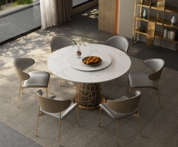 Modern Dining Table And Chairs-ID:472405915