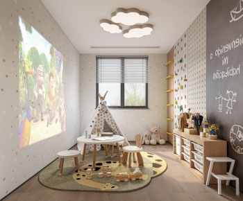 Modern Children's Room Activity Room-ID:409830099