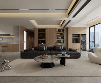 Modern A Living Room-ID:607455026