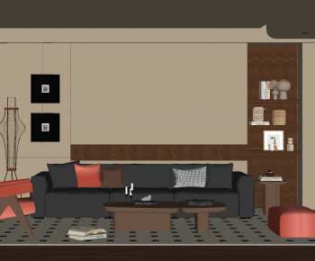 Modern A Living Room-ID:310390955