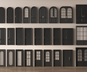 French Style Single Door-ID:781558047