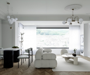 French Style A Living Room-ID:604043019