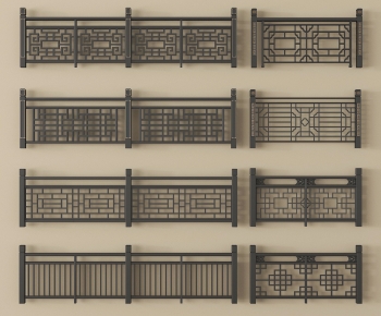 New Chinese Style Guardrail-ID:943932062