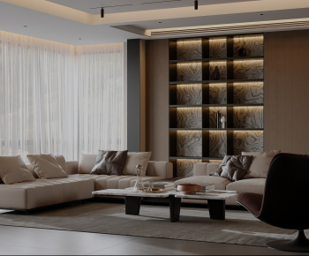 Modern A Living Room-ID:789821198