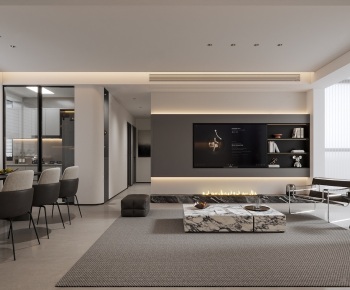 Modern A Living Room-ID:807950023
