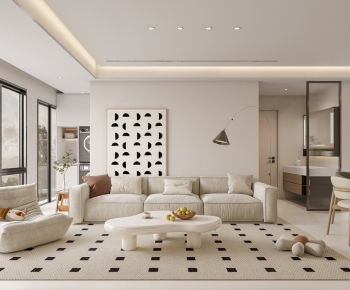 Modern A Living Room-ID:389019976