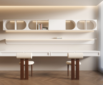 Modern Computer Desk And Chair-ID:329396014