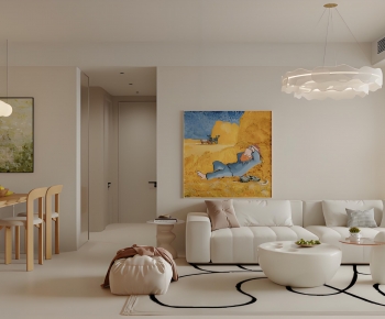 Modern A Living Room-ID:693358901