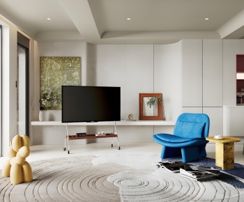 Modern A Living Room-ID:252660043