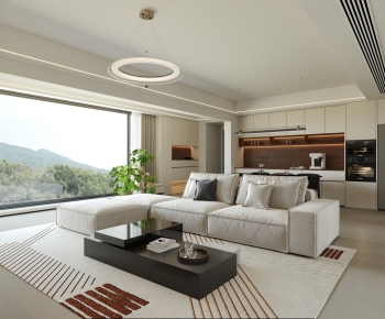 Modern A Living Room-ID:965123894