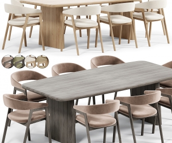 Modern Dining Table And Chairs-ID:402430067