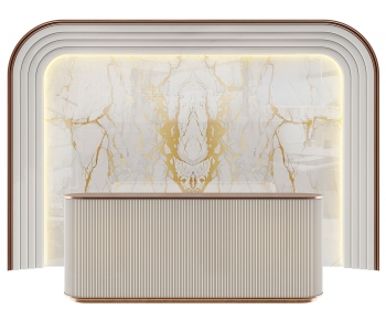 Modern Reception Desk-ID:992712025