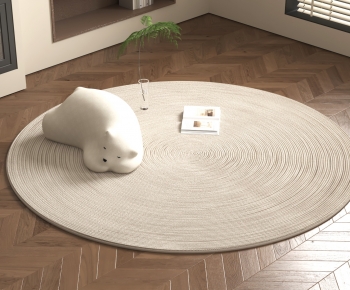 Modern Circular Carpet-ID:528211124