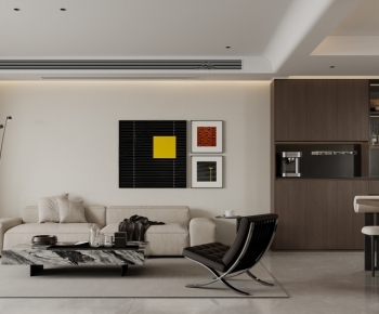 Modern A Living Room-ID:490493066