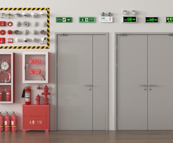 Modern Fire Door-ID:205984127