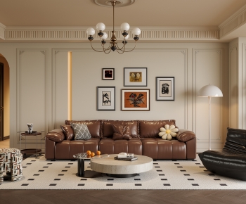 French Style A Living Room-ID:335338121