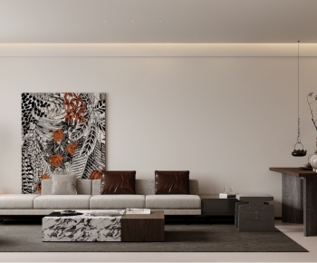 Modern A Living Room-ID:687170987