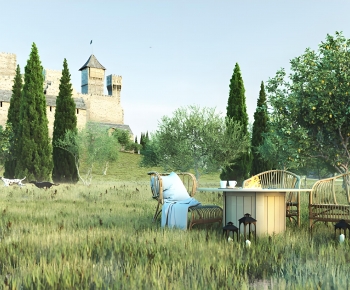 Modern Outdoor Tables And Chairs-ID:720340011