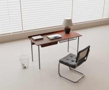 Modern Computer Desk And Chair-ID:227100822