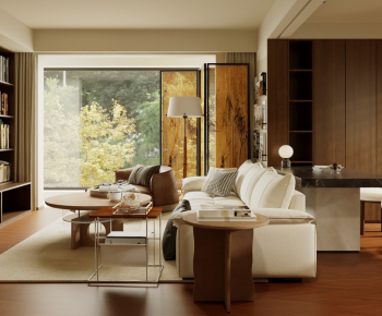 Modern A Living Room-ID:205427895