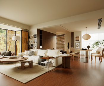 Modern A Living Room-ID:748984102