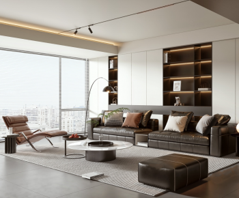 Modern A Living Room-ID:973855024