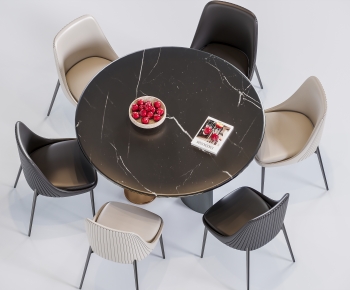 Modern Dining Table And Chairs-ID:155539048