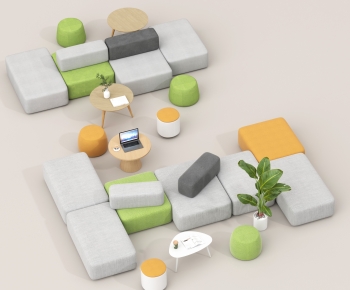 Modern Card Seat Sofa-ID:504249109