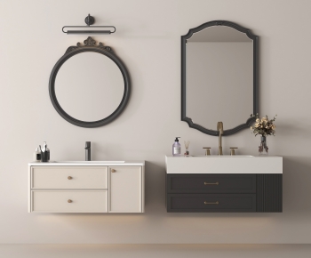 French Style Bathroom Cabinet-ID:241602905