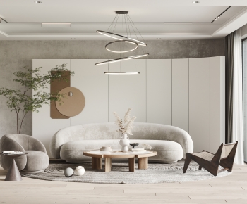 Modern A Living Room-ID:835509064