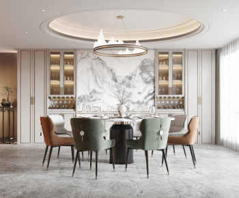 New Chinese Style Dining Room-ID:952344899