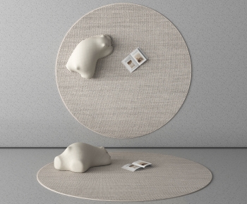 Modern Circular Carpet-ID:379581931