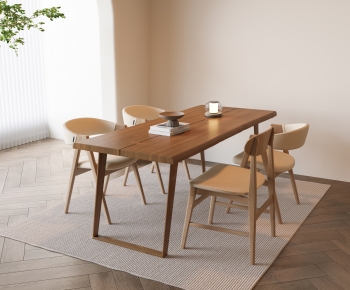 Modern Dining Table And Chairs-ID:126425034