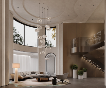 Modern A Living Room-ID:484900955