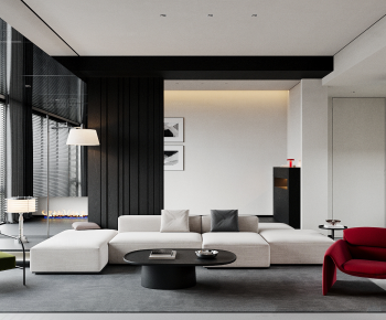 Modern A Living Room-ID:912887107