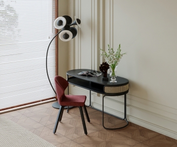 Modern Computer Desk And Chair-ID:857245928