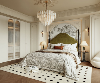 French Style Bedroom-ID:880079036