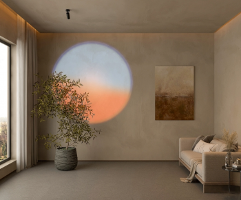 Wabi-sabi Style A Living Room-ID:214965116