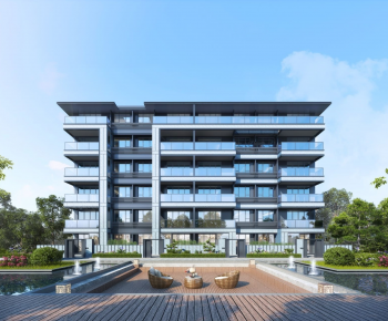 Modern Residential Building-ID:806963924