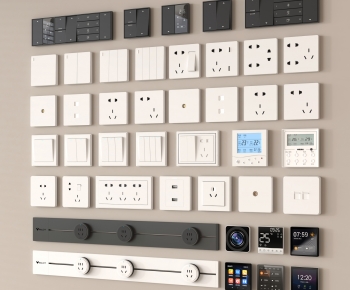 Modern Switch Socket Panel-ID:711947923