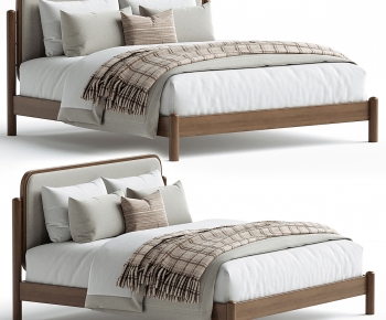 Modern Double Bed-ID:463362933