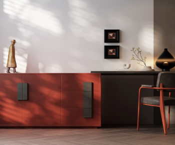 Modern Computer Desk And Chair-ID:649012095