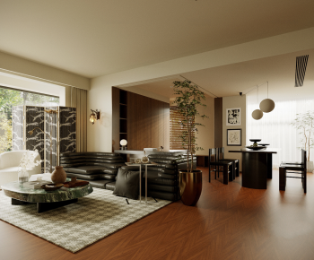 Modern A Living Room-ID:409847028