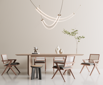 Modern Dining Table And Chairs-ID:345208883