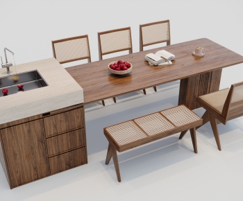 Modern Dining Table And Chairs-ID:328393946